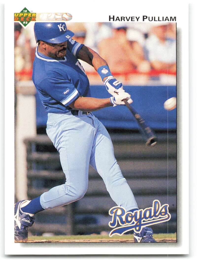 1992 Upper Deck #457 Harvey Pulliam  Kansas City Royals  Image 1