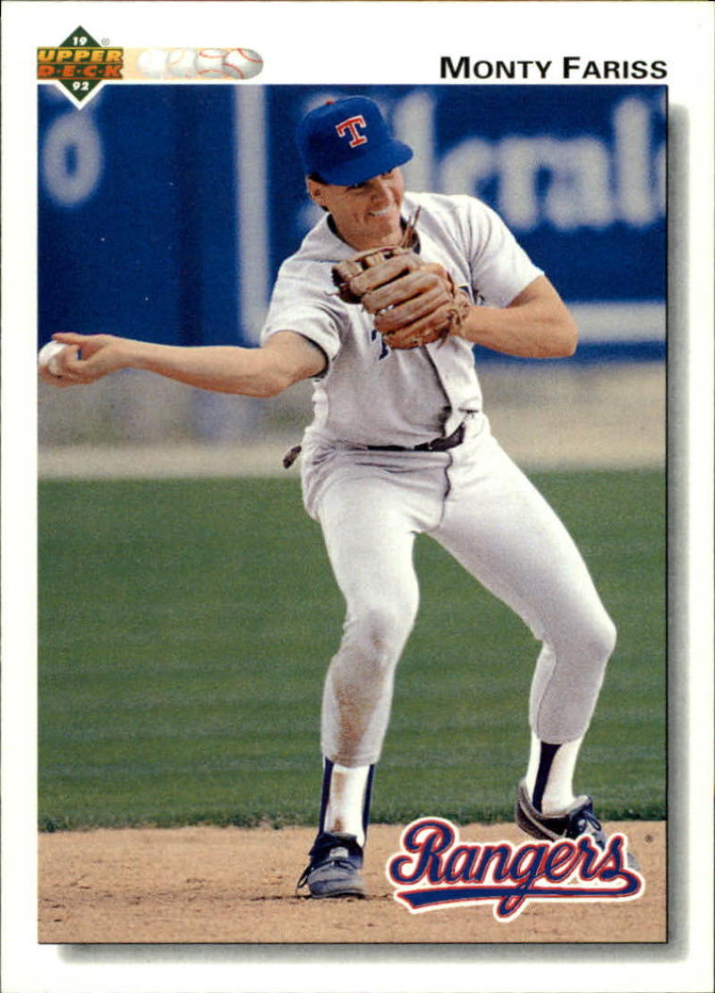 1992 Upper Deck #462 Monty Fariss  Texas Rangers  Image 1