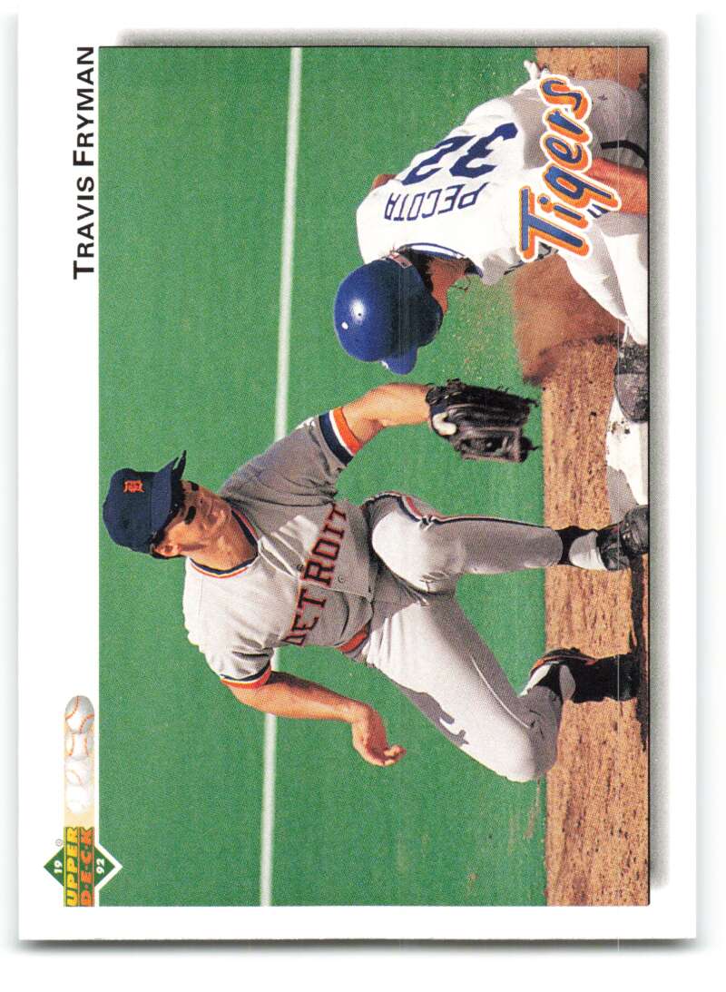 1992 Upper Deck #466 Travis Fryman  Detroit Tigers  Image 1