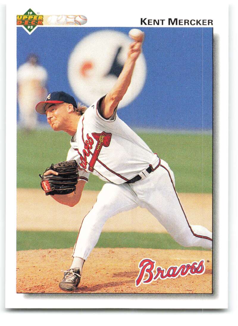 1992 Upper Deck #472 Kent Mercker  Atlanta Braves  Image 1