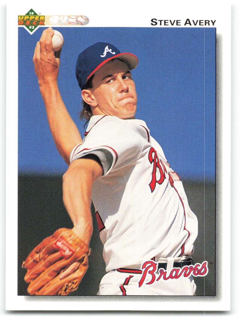 1992 Upper Deck #475 Steve Avery  Atlanta Braves  Image 1
