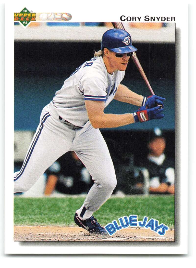 1992 Upper Deck #504 Cory Snyder  Toronto Blue Jays  Image 1