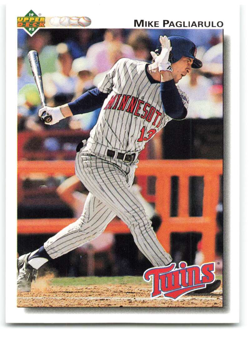 1992 Upper Deck #509 Mike Pagliarulo  Minnesota Twins  Image 1