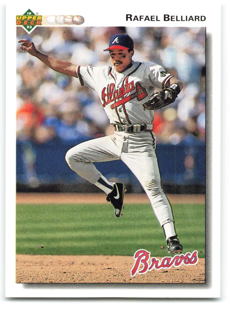 1992 Upper Deck #510 Rafael Belliard  Atlanta Braves  Image 1