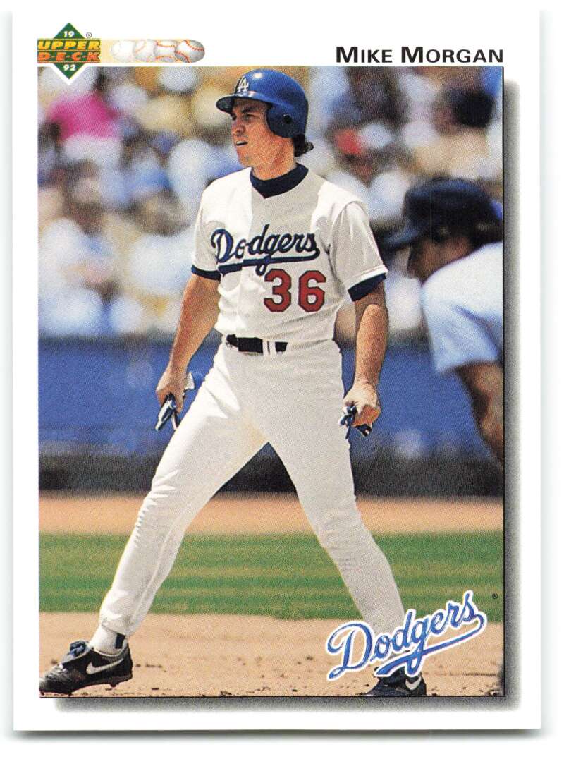 1992 Upper Deck #513 Mike Morgan  Los Angeles Dodgers  Image 1