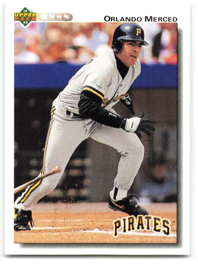 1992 Upper Deck #517 Orlando Merced  Pittsburgh Pirates  Image 1