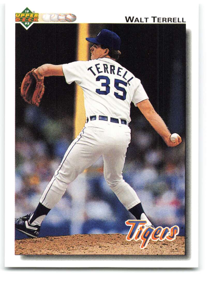 1992 Upper Deck #520 Walt Terrell  Detroit Tigers  Image 1