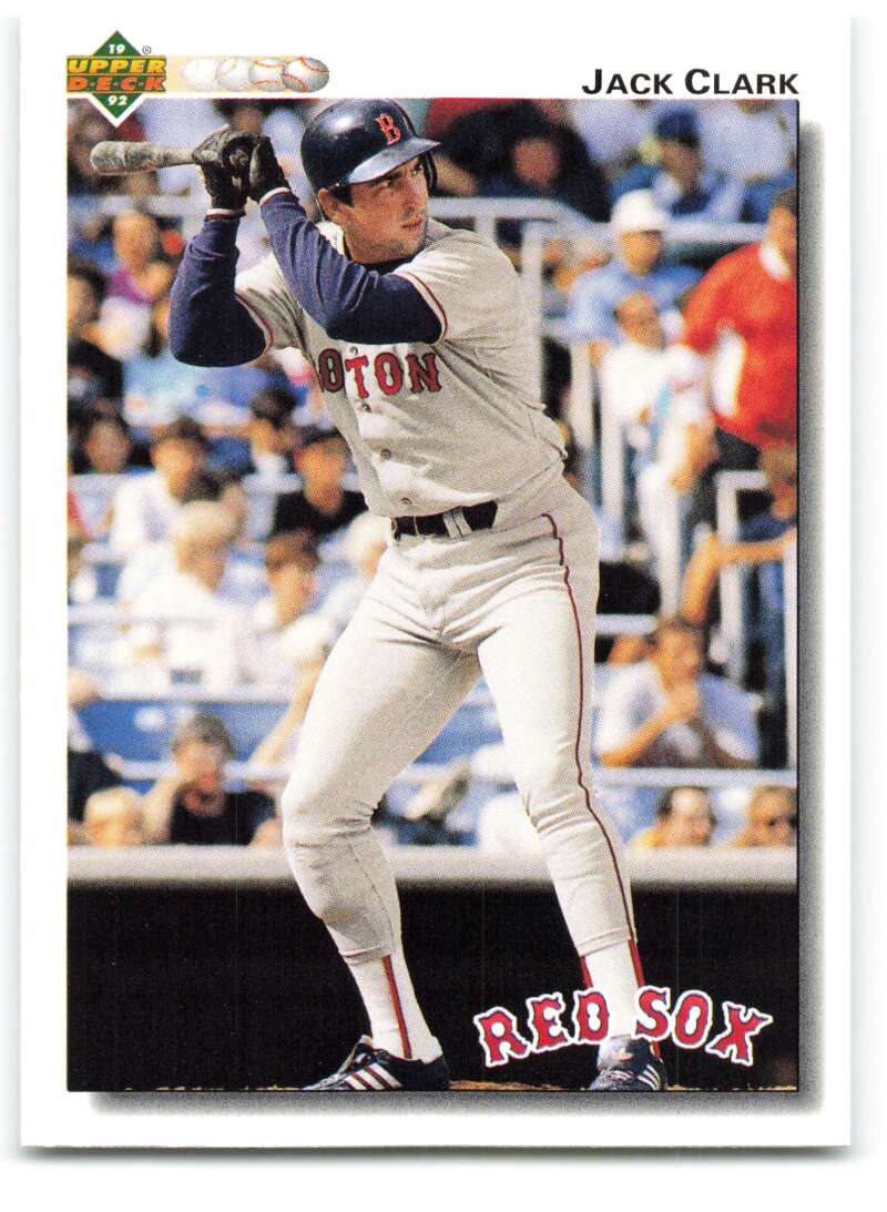 1992 Upper Deck #521 Jack Clark  Boston Red Sox  Image 1