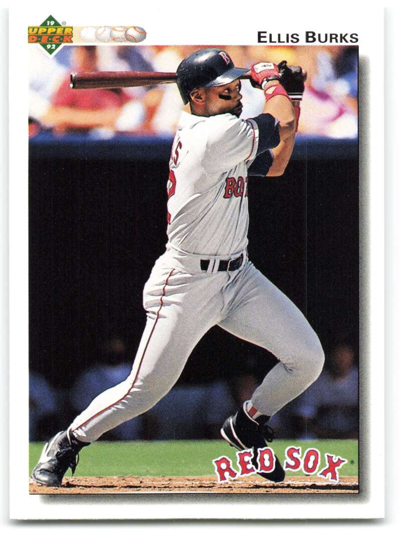 1992 Upper Deck #525 Ellis Burks  Boston Red Sox  Image 1