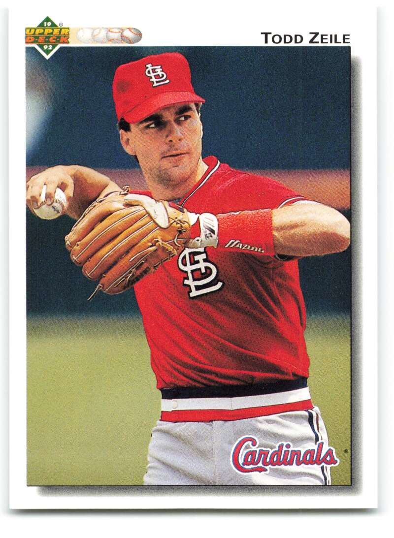 1992 Upper Deck #533 Todd Zeile  St. Louis Cardinals  Image 1