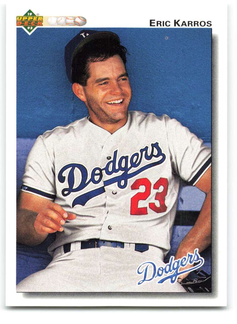 1992 Upper Deck #534 Eric Karros  Los Angeles Dodgers  Image 1