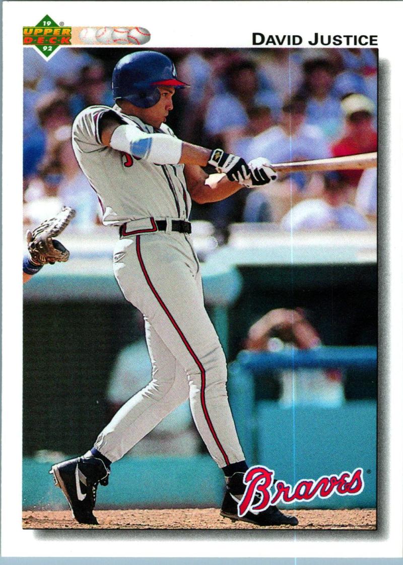 1992 Upper Deck #546 David Justice  Atlanta Braves  Image 1