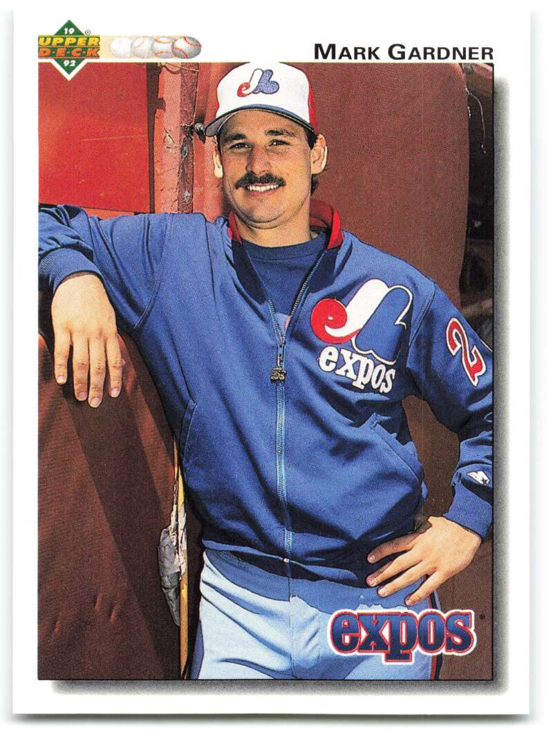 1992 Upper Deck #557 Mark Gardner  Montreal Expos  Image 1