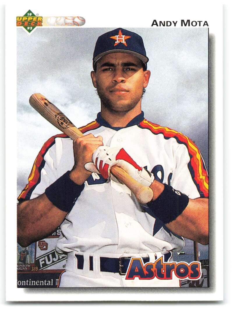 1992 Upper Deck #564 Andy Mota  Houston Astros  Image 1