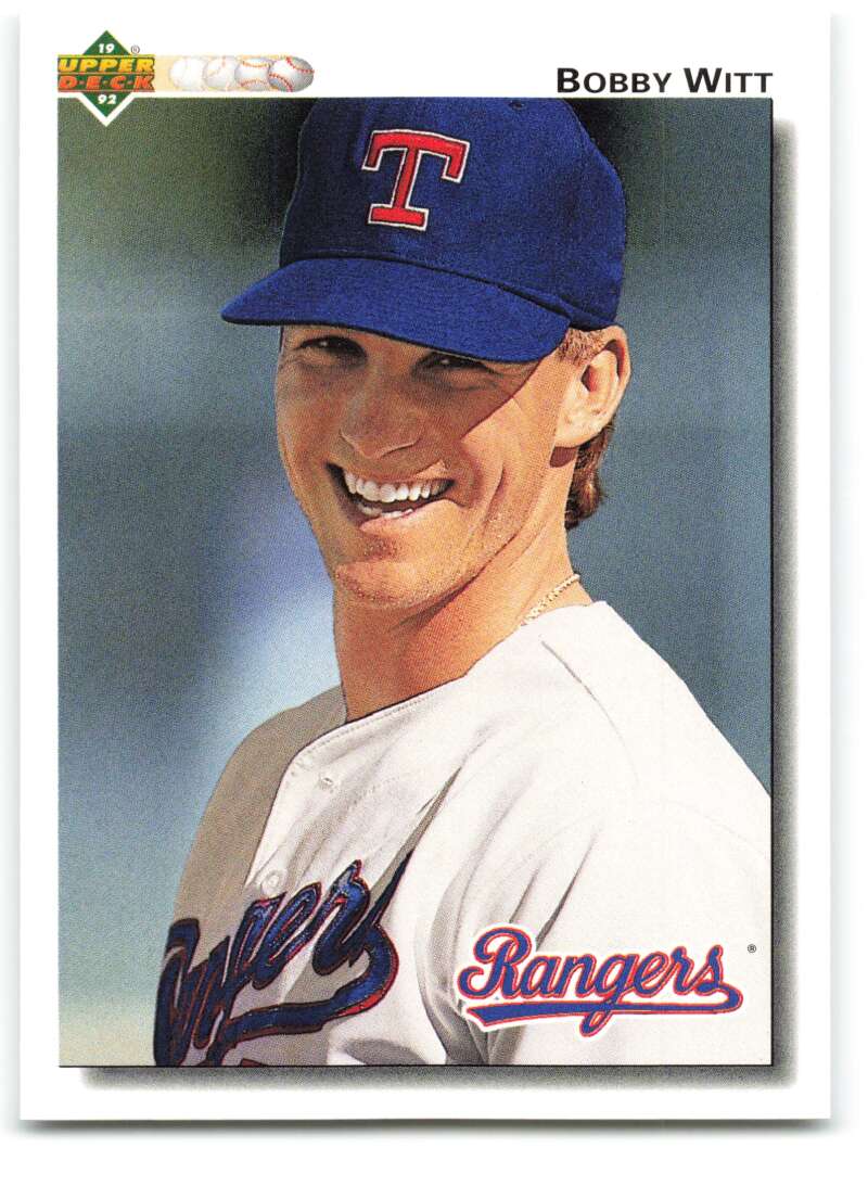 1992 Upper Deck #576 Bobby Witt  Texas Rangers  Image 1