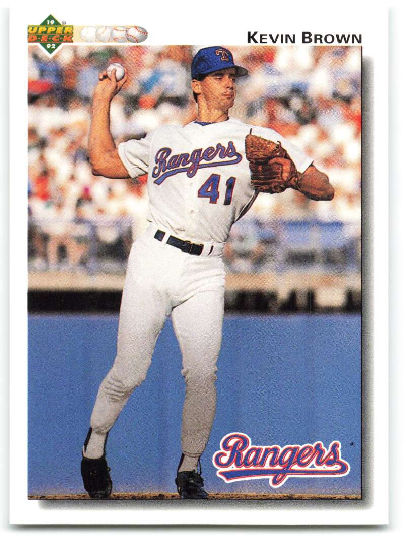 1992 Upper Deck #578 Kevin Brown  Texas Rangers  Image 1