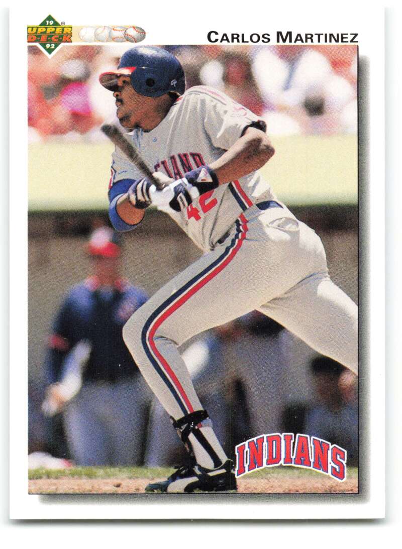1992 Upper Deck #598 Carlos Martinez  Cleveland Indians  Image 1