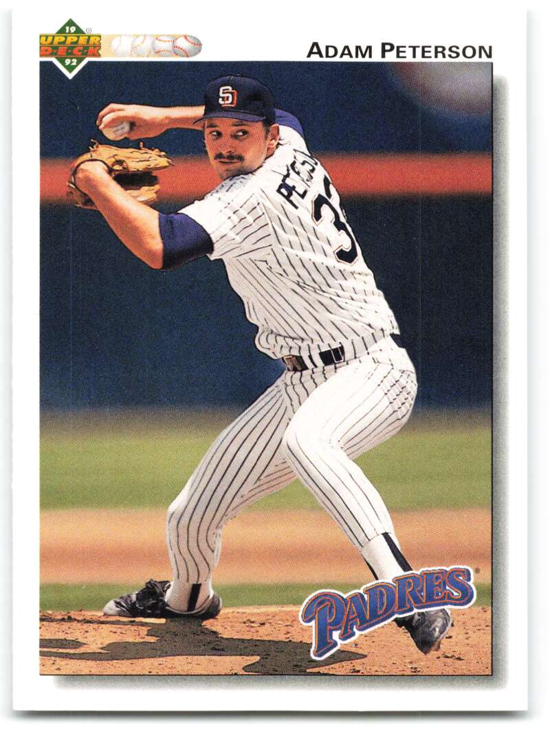 1992 Upper Deck #602 Adam Peterson  San Diego Padres  Image 1
