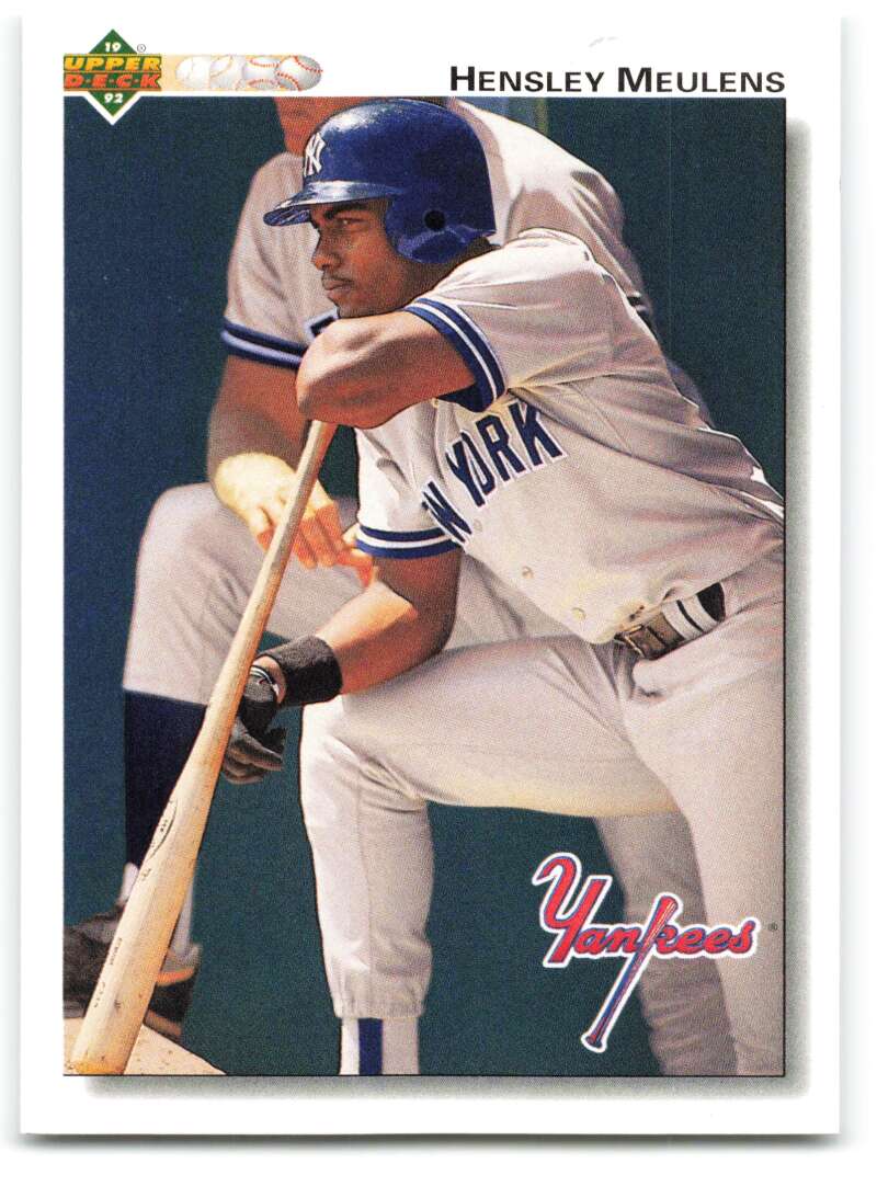 1992 Upper Deck #606 Hensley Meulens  New York Yankees  Image 1