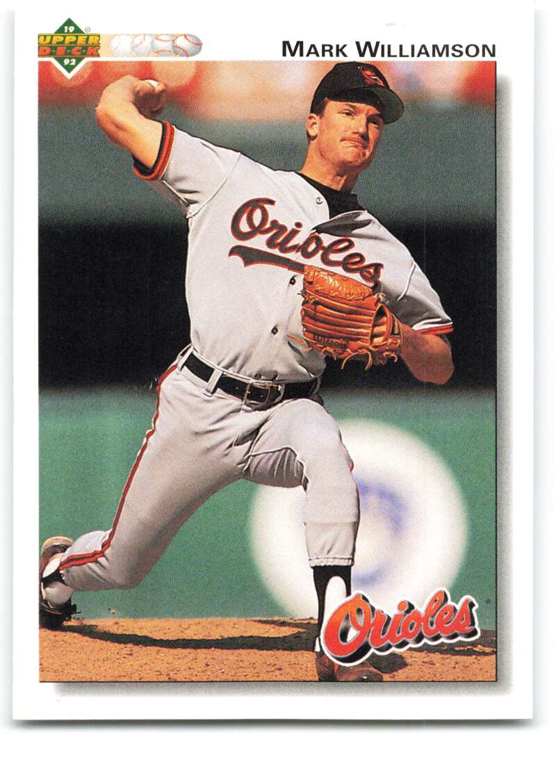 1992 Upper Deck #609 Mark Williamson  Baltimore Orioles  Image 1
