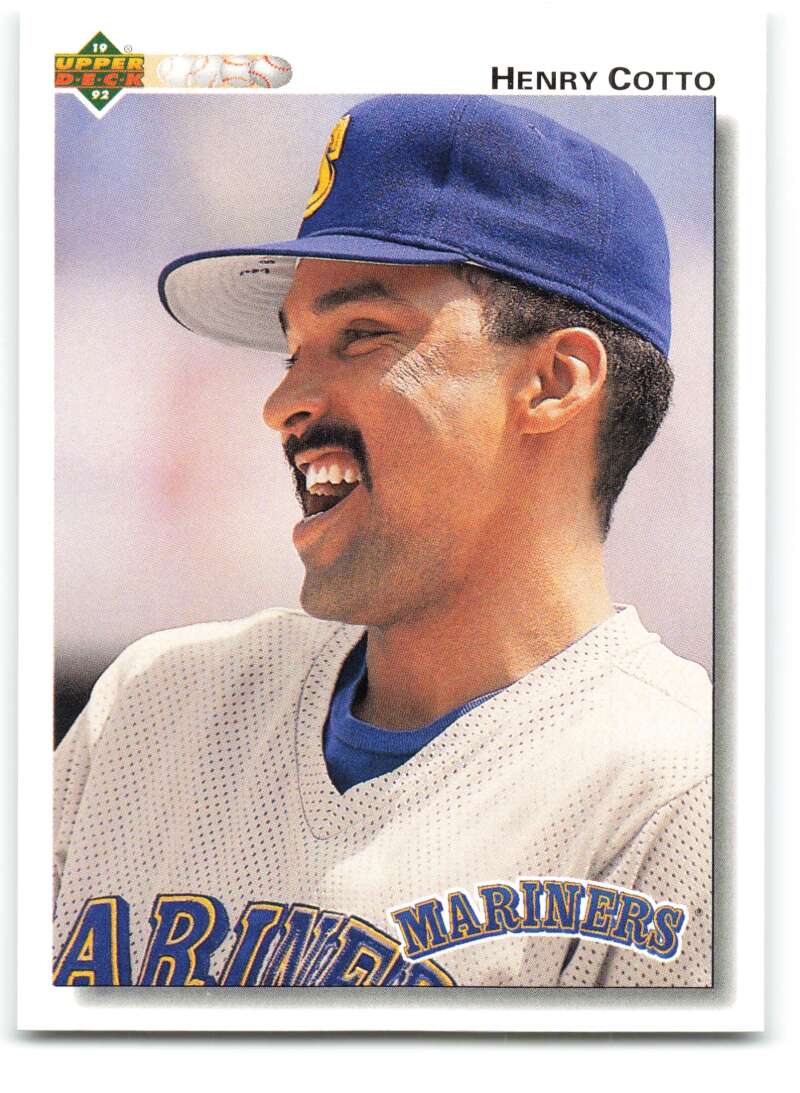 1992 Upper Deck #616 Henry Cotto  Seattle Mariners  Image 1