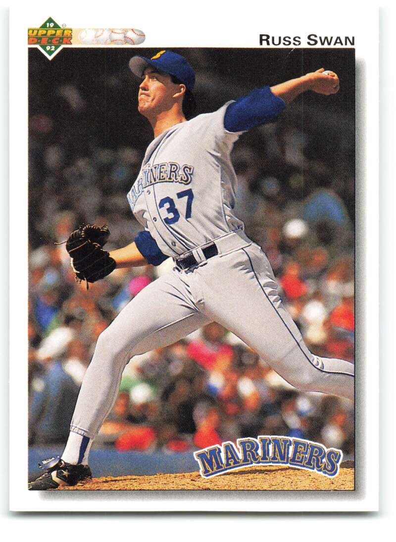 1992 Upper Deck #618 Russ Swan  Seattle Mariners  Image 1