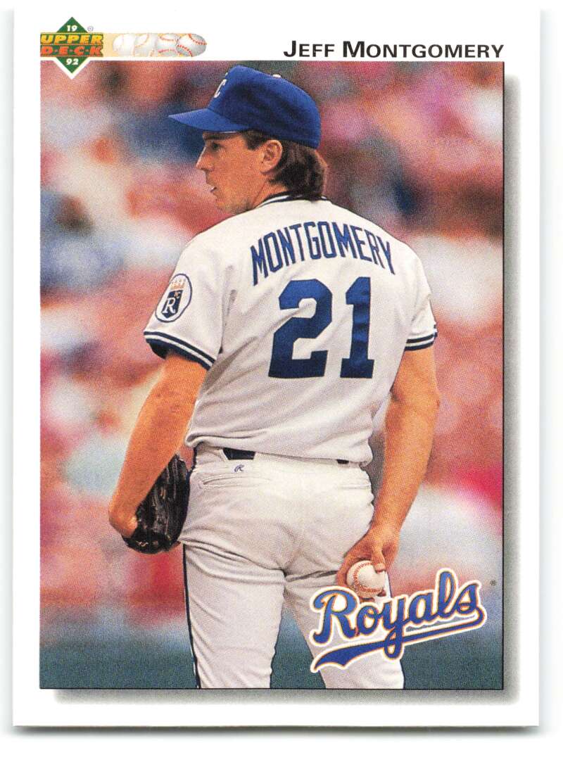 1992 Upper Deck #627 Jeff Montgomery  Kansas City Royals  Image 1
