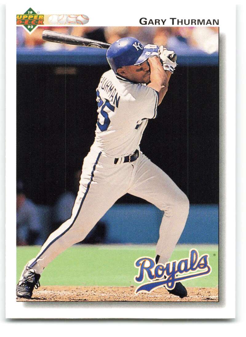 1992 Upper Deck #629 Gary Thurman  Kansas City Royals  Image 1