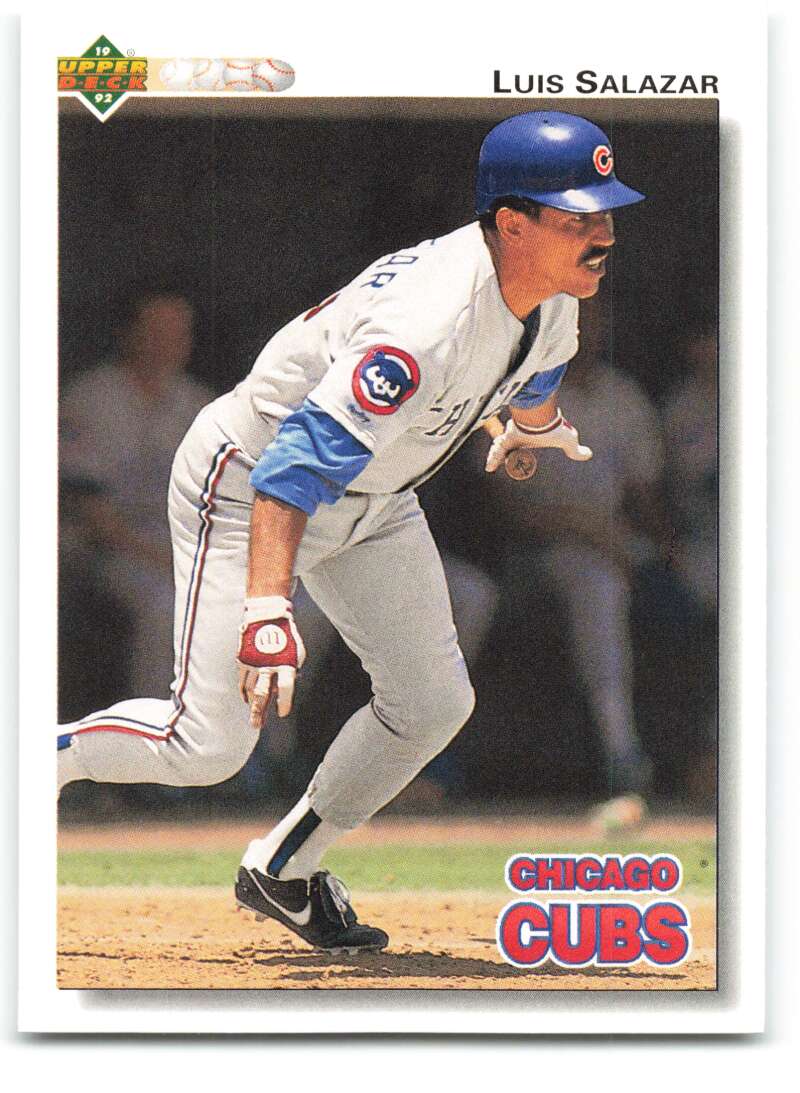 1992 Upper Deck #638 Luis Salazar  Chicago Cubs  Image 1
