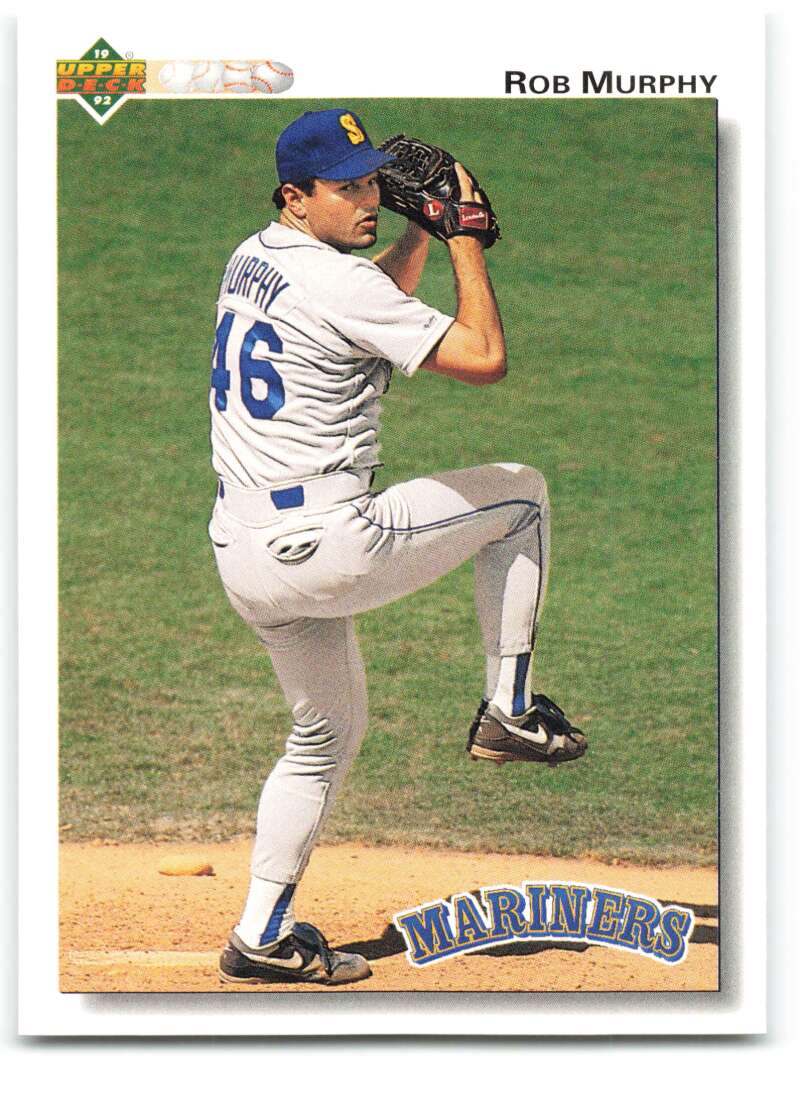 1992 Upper Deck #639 Rob Murphy  Seattle Mariners  Image 1