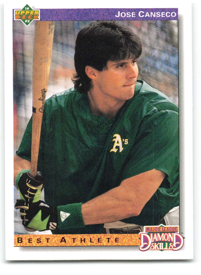 1992 Upper Deck #649 Jose Canseco DS  Oakland Athletics  Image 1