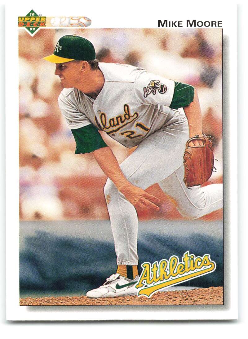 1992 Upper Deck #661 Mike Moore  Oakland Athletics  Image 1