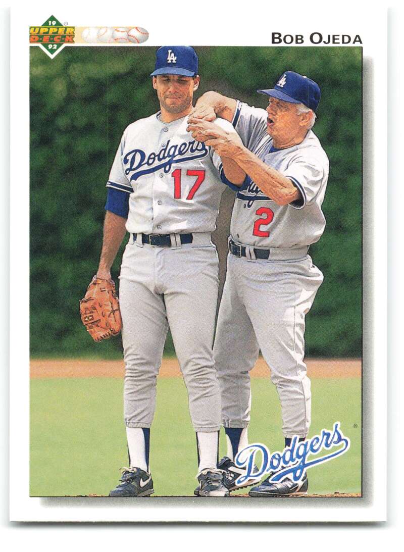 1992 Upper Deck #666 Bob Ojeda  Los Angeles Dodgers  Image 1