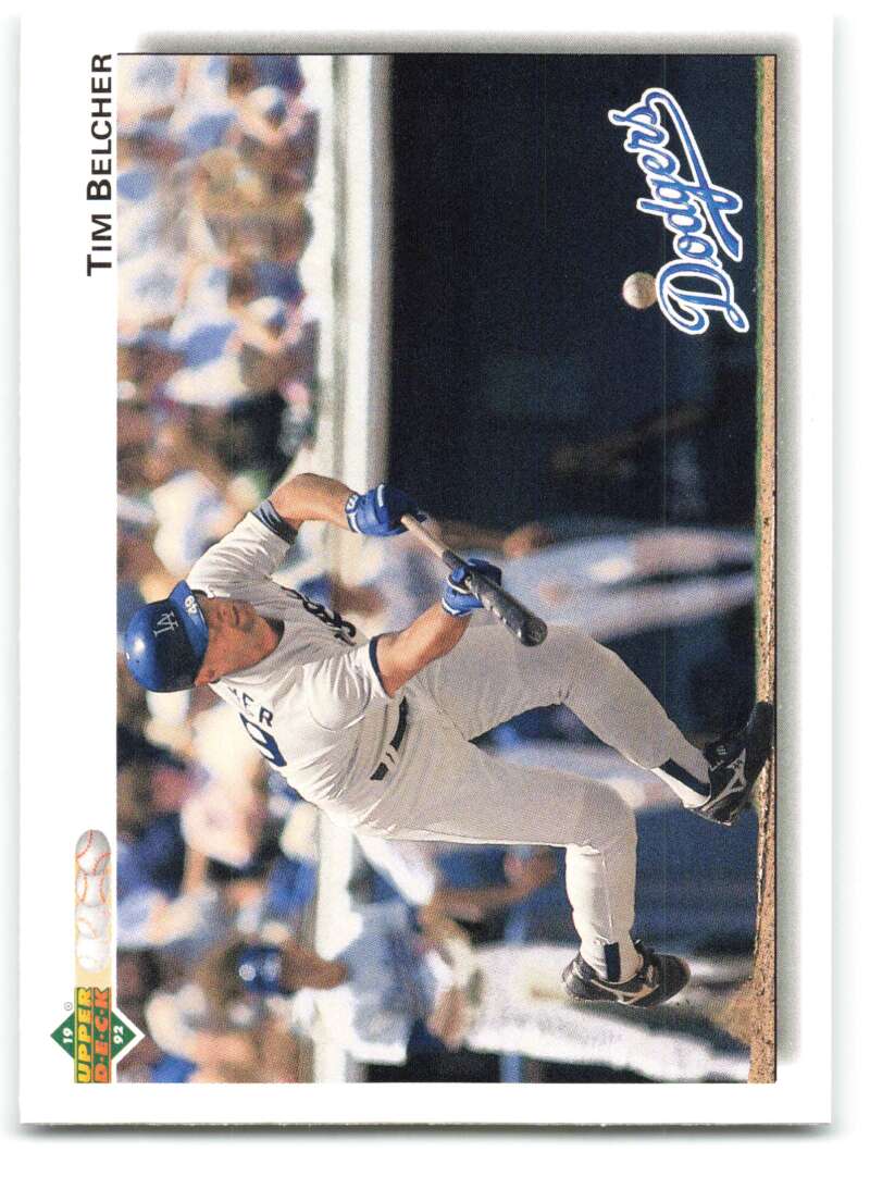 1992 Upper Deck #668 Tim Belcher  Los Angeles Dodgers  Image 1