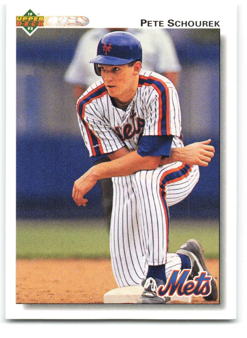 1992 Upper Deck #673 Pete Schourek  New York Mets  Image 1