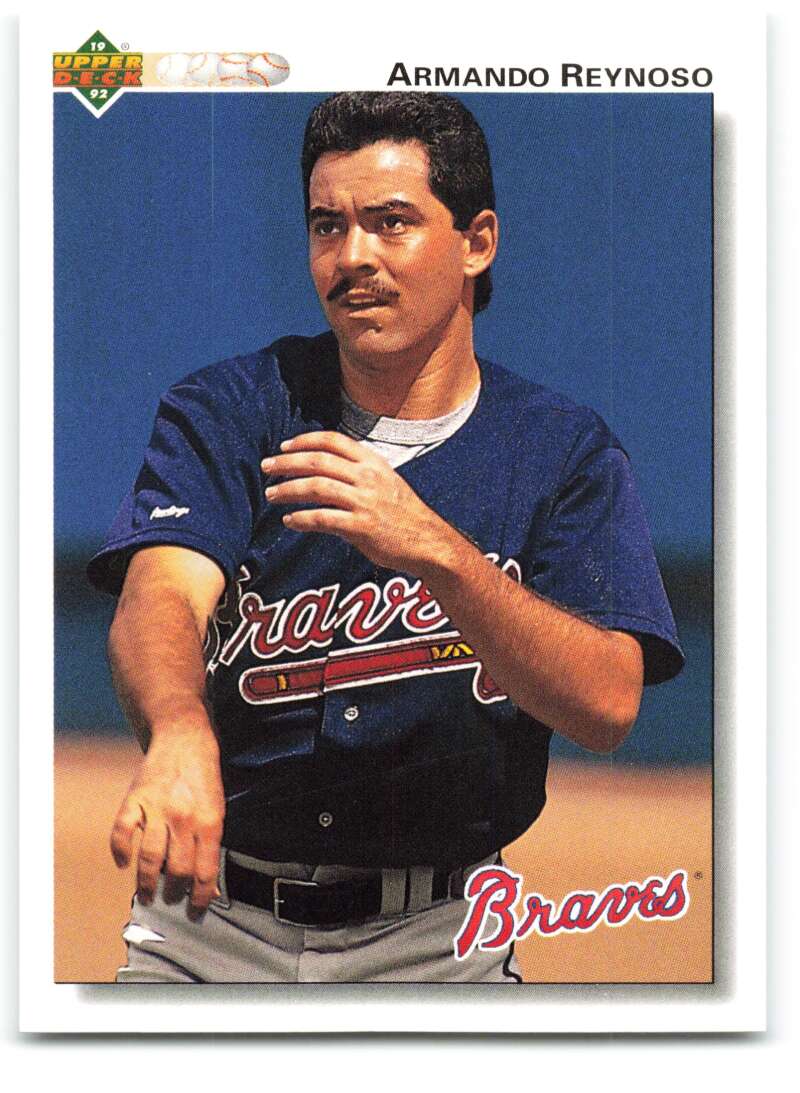 1992 Upper Deck #674 Armando Reynoso  RC Rookie Atlanta Braves  Image 1