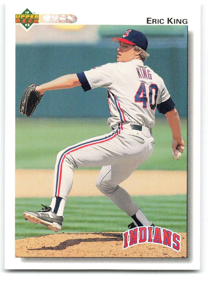 1992 Upper Deck #679 Eric King  Cleveland Indians  Image 1