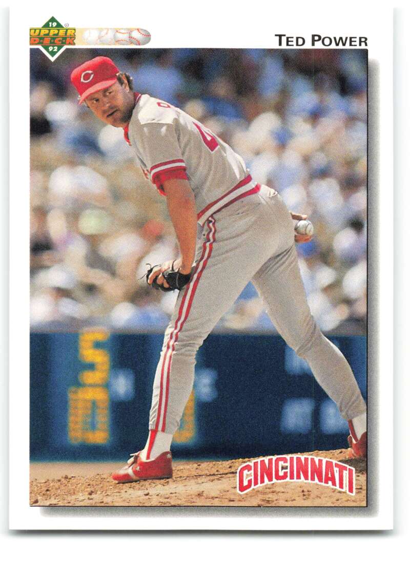 1992 Upper Deck #680 Ted Power  Cincinnati Reds  Image 1