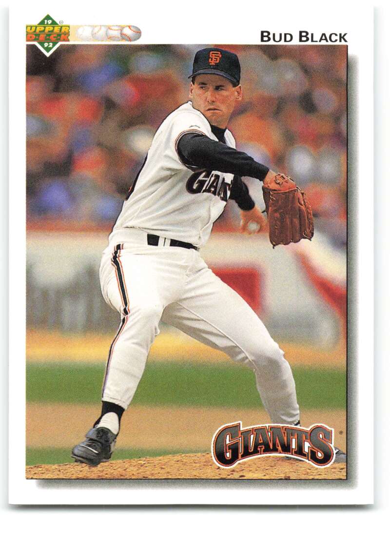 1992 Upper Deck #697 Bud Black  San Francisco Giants  Image 1