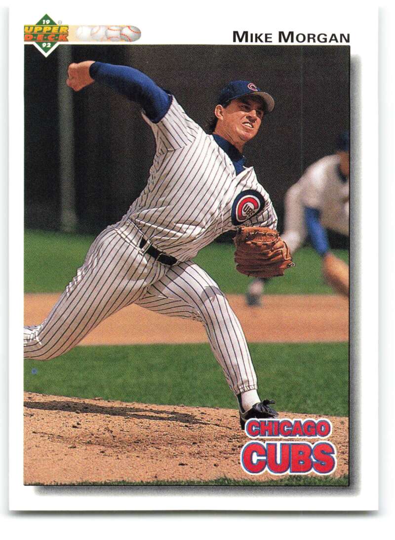 1992 Upper Deck #703 Mike Morgan  Chicago Cubs  Image 1