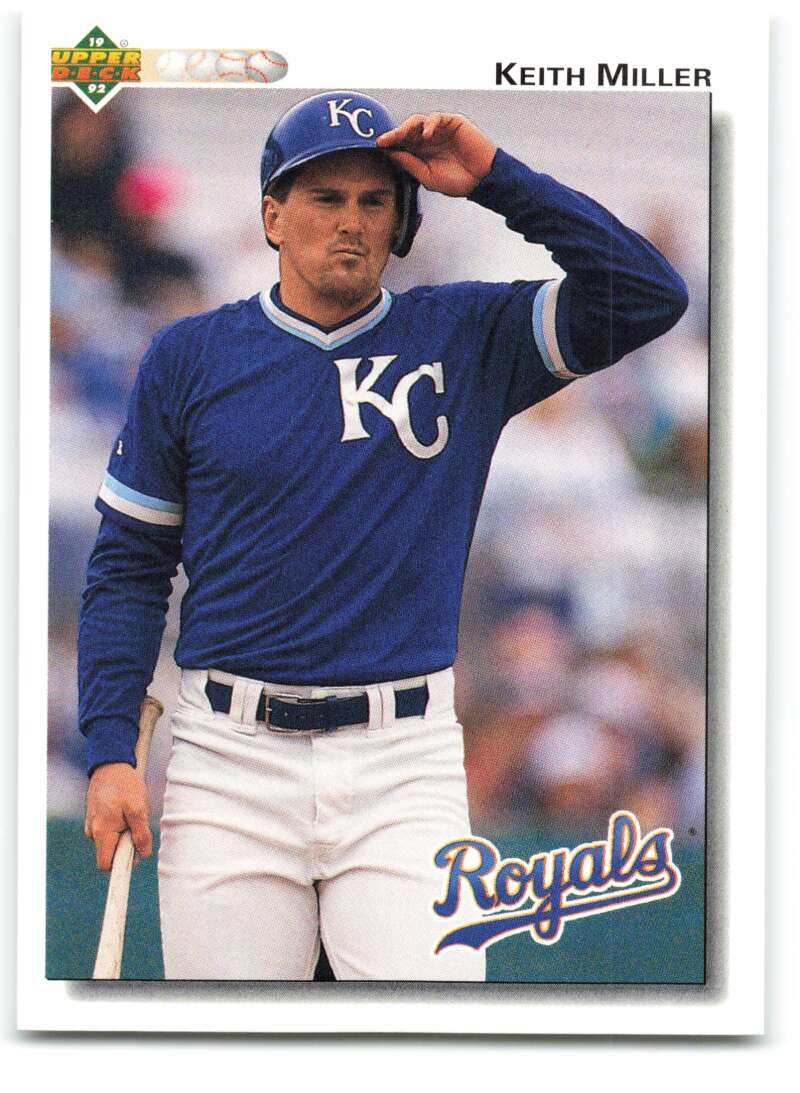 1992 Upper Deck #704 Keith Miller  Kansas City Royals  Image 1