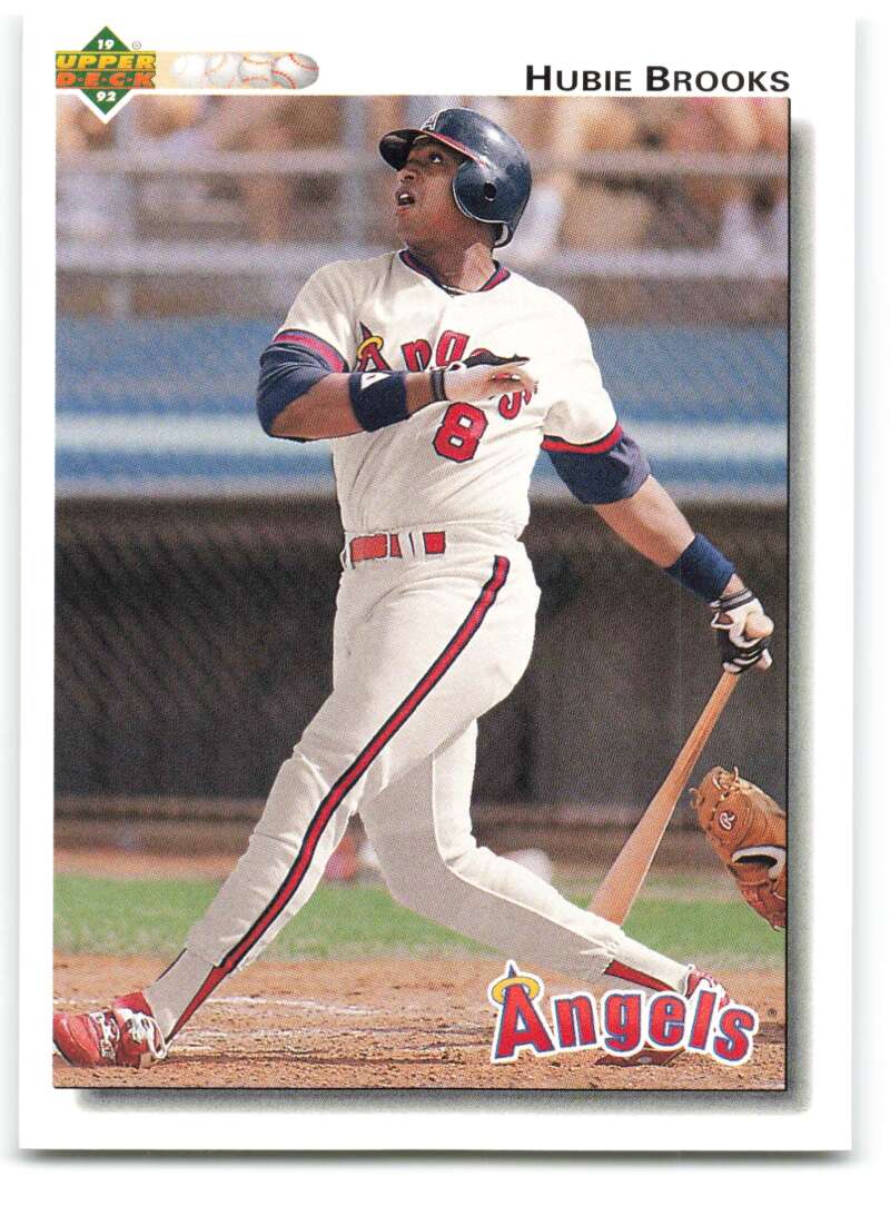 1992 Upper Deck #709 Hubie Brooks  California Angels  Image 1