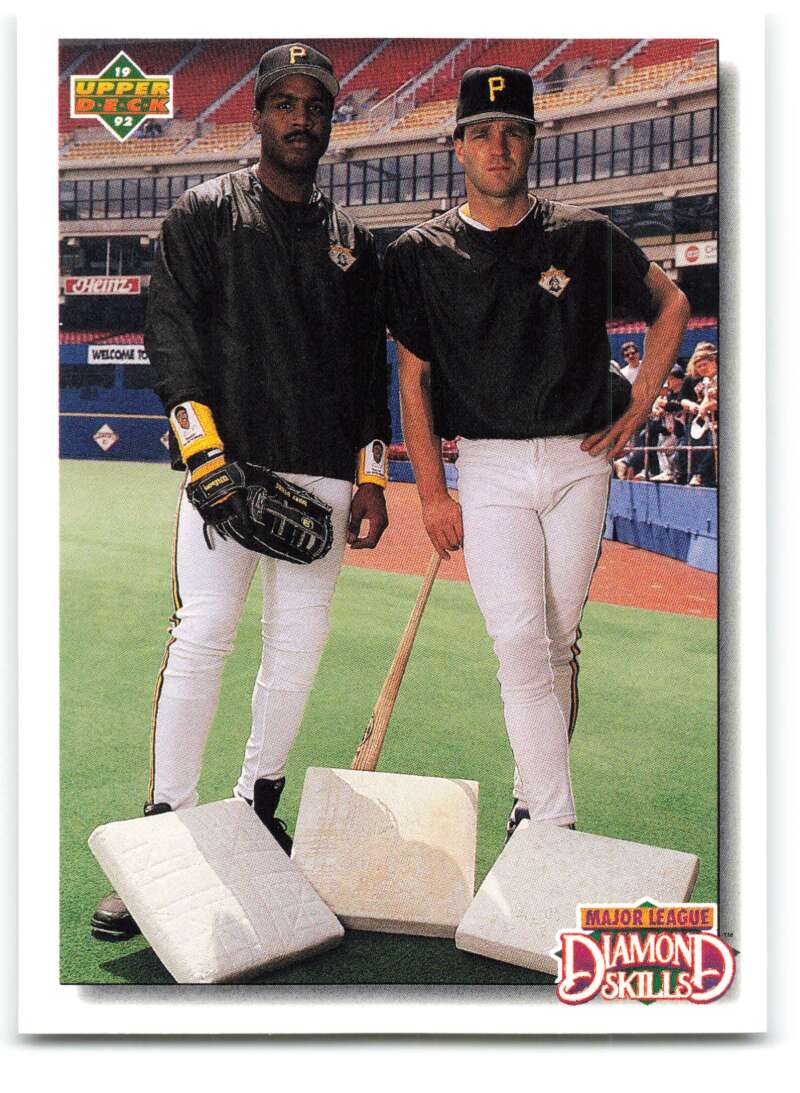 1992 Upper Deck #711 Barry Bonds/Andy Van Slyke CL  Pittsburgh Pirates  Image 1