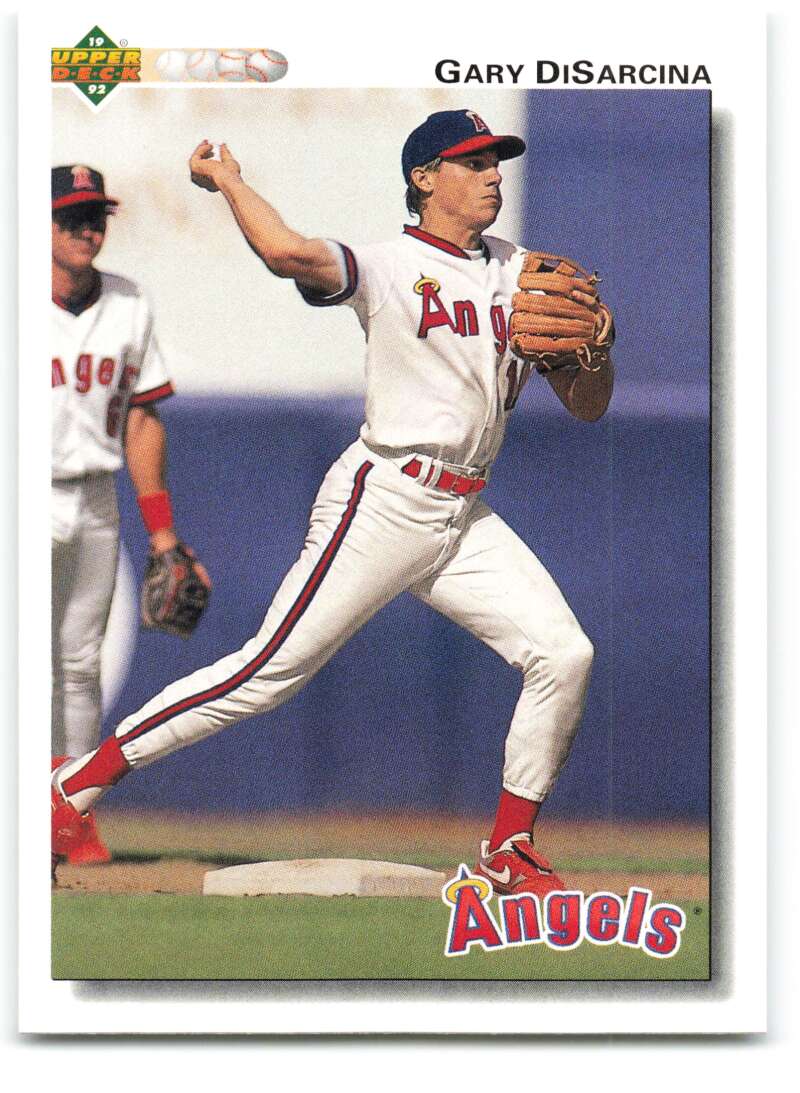 1992 Upper Deck #726 Gary DiSarcina  California Angels  Image 1