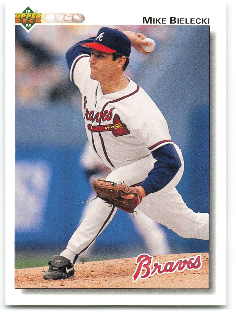 1992 Upper Deck #730 Mike Bielecki  Atlanta Braves  Image 1