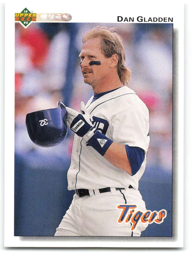 1992 Upper Deck #737 Dan Gladden  Detroit Tigers  Image 1
