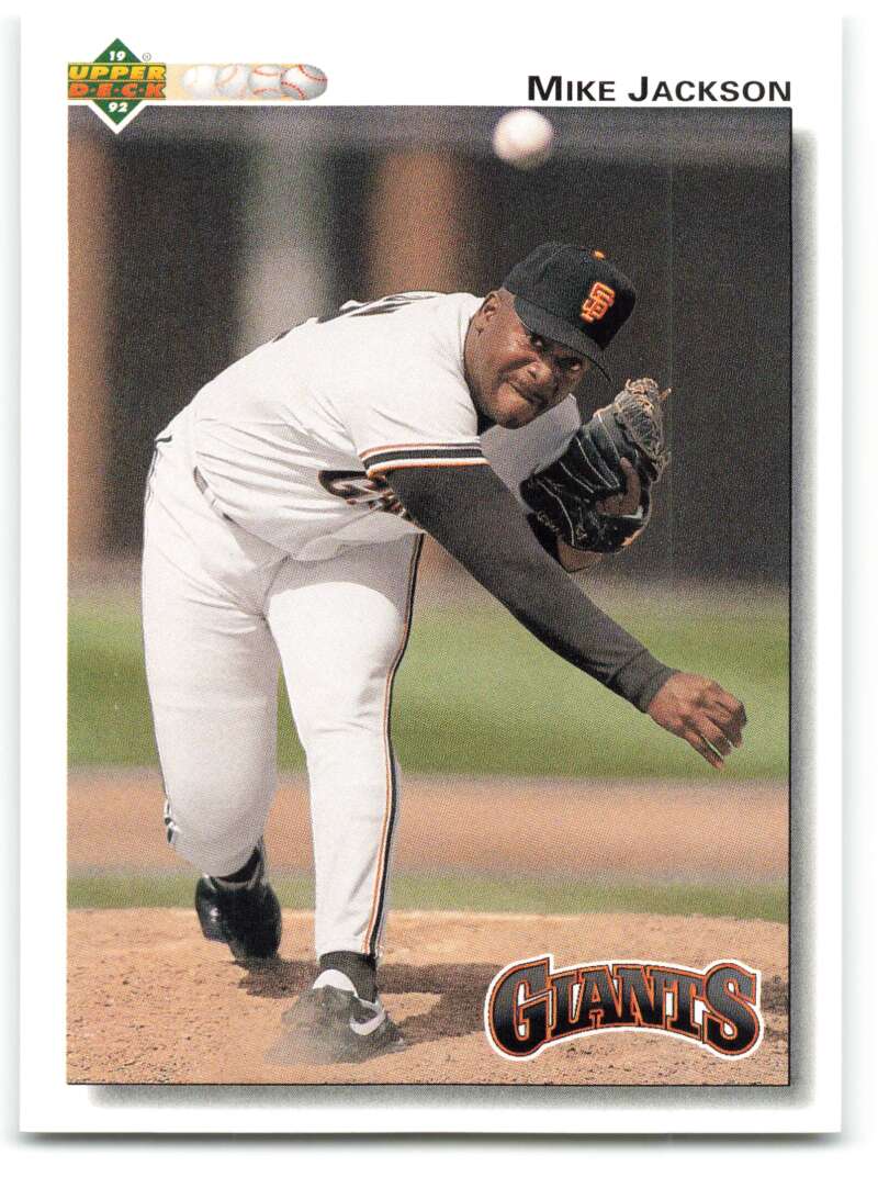 1992 Upper Deck #738 Mike Jackson  San Francisco Giants  Image 1