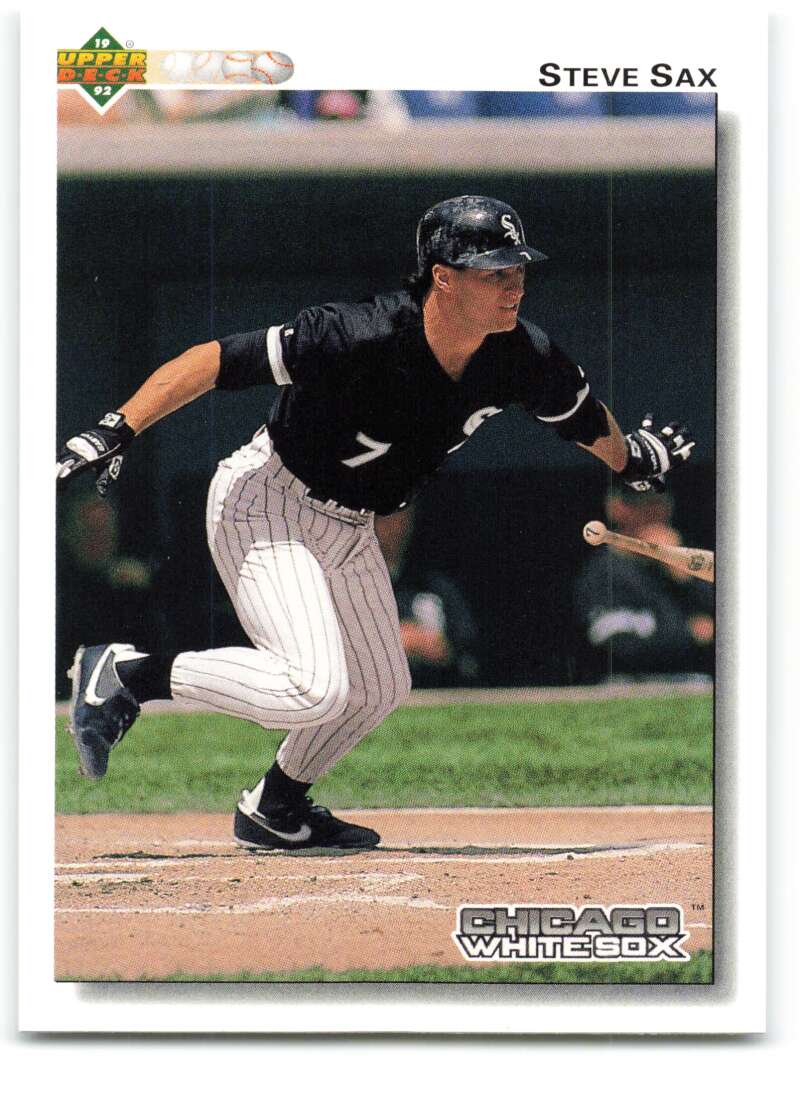 1992 Upper Deck #743 Steve Sax  Chicago White Sox  Image 1