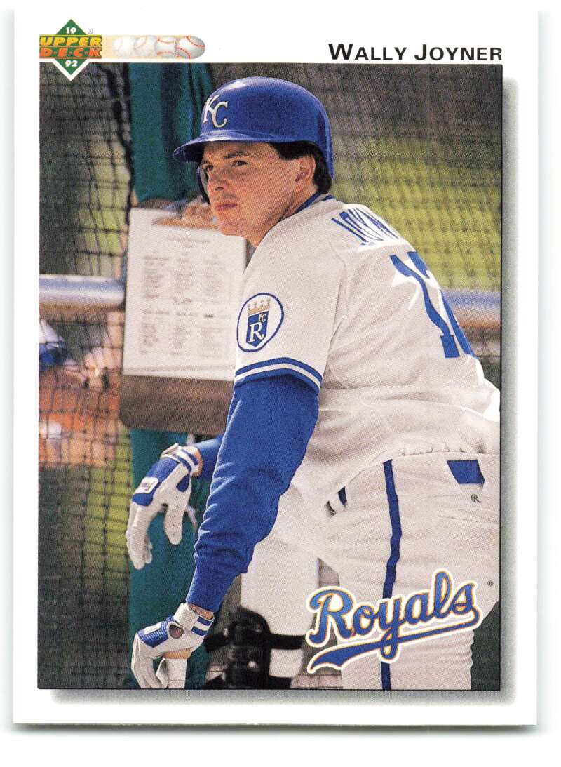 1992 Upper Deck #744 Wally Joyner  Kansas City Royals  Image 1