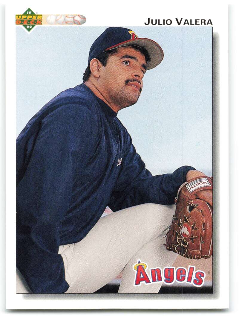 1992 Upper Deck #747 Julio Valera  California Angels  Image 1